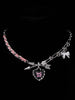 Heart Ribbon Necklace