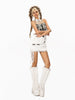 Gyaru Leopard Lace Mini Dress