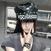 Punk Skull Biker Cap