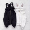 Jirai Kei Bunny Ear Zip Up