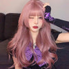 Pastel Violet Curly Him Cut Wig