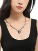 Heart Ribbon Necklace