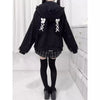 Jirai Kei Bunny Ear Zip Up