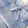 PLUS | JK Plaid Skirt with Matching Bow- Bubblegum Sundae