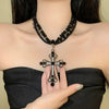 Cross Bead Necklace