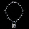 Barbed Wire Padlock Necklace