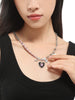 Heart Ribbon Necklace