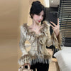 distressed Gothic blouse