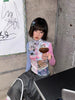 Y2K Graphic Mesh Top