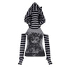 25AW |  "AFTADAWN" Rock Kitten Slim Fit Sweater with Hood
