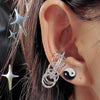 Yin-Yang Ear Clip and Earrings Set