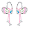 Neon & Gems Heart Earring