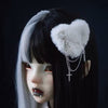 Fluffy Heart Hair Clip