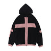 23AW | 地雷係 Jirai Kei Pinkie Cross Hoodie