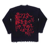 23AW | “Master, Don't Eat Me Please”Torn Effect Sweater