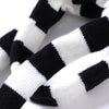 23AW | Black and White Stripe Thin Scarf