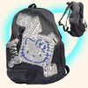 Vintage Style Kitten Denim Backpack