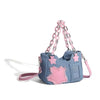 Pink Star ☆ Denim Ita Bag