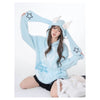 23AW | Green Glingchi Bunny Ear Mohair Sweater