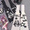 Devil Bunny Printed Leg Warmers with Chiffon Attachment