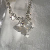 White Paradise Butterfly Acrylic Chocker