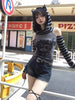 25AW |  "AFTADAWN" Rock Kitten Slim Fit Sweater with Hood
