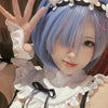 「Re: Life in a different world from zero」Rem レム Cosplay Wig