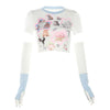 23SS | Kawaii Club Knitted T-shirt with Detachable Sleeves