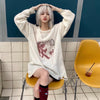 23AW | 愛 ”My Heart Was Broken“ Torn Effect Knit Sweater