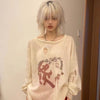 23AW | 愛 ”My Heart Was Broken“ Torn Effect Knit Sweater