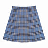 Japanese School Uniform JK Plaid Skirt - Ocean Blue