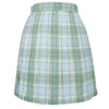 Japanese School Uniform JK Plaid Skirt with Matching Bow - Tinker Bell