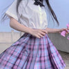 Japanese School Uniform JK Plaid Skirt - Arcade Girl