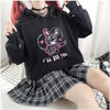 Chainsaw Bunny Hoodie with Hollowed Out Long Sleeve