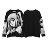 MisaMisa Death Notes Oversized Sweater