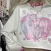 Oversized Cropped Sweatshirt Dream of Yandere